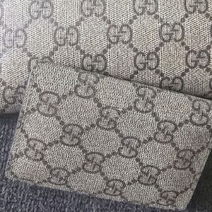 Supreme Signature Tan Moho Brown Monogram Wallet